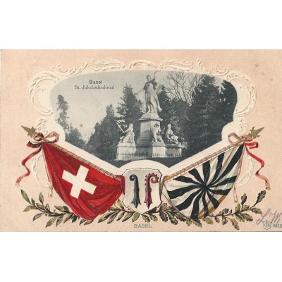 Basel St.Jakobs Denkmal - Bâle Suisse vers 1900 